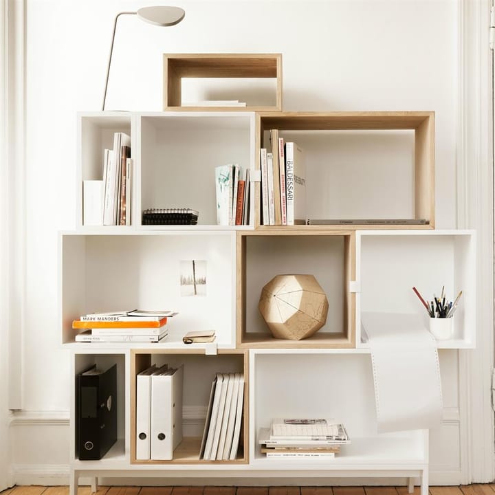 Stacked shelf system open white - medium - Muuto