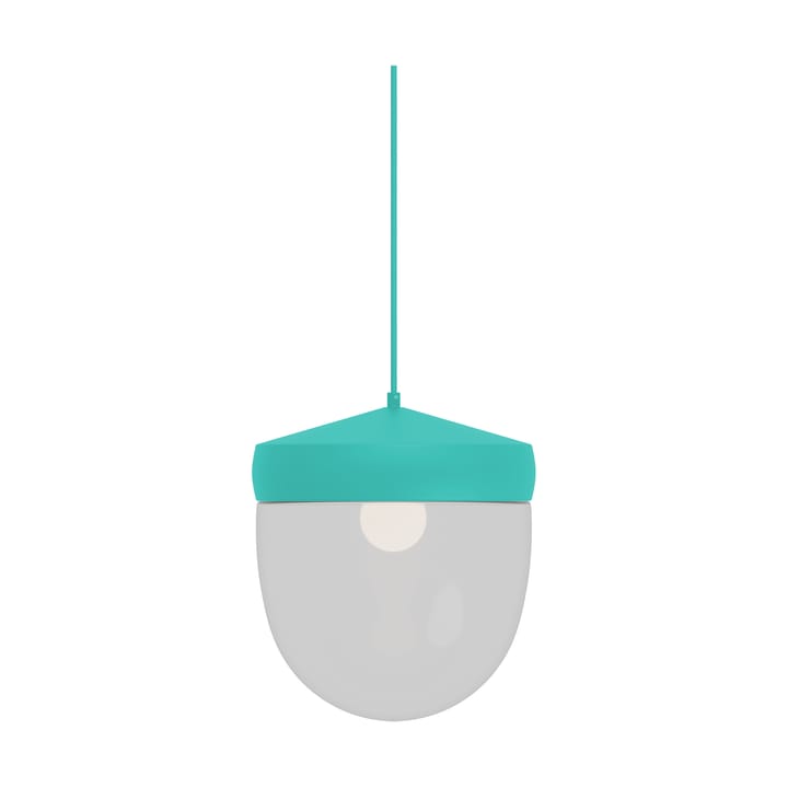 Pan pendant clear 30 cm - Turquoise-turquoise - Noon