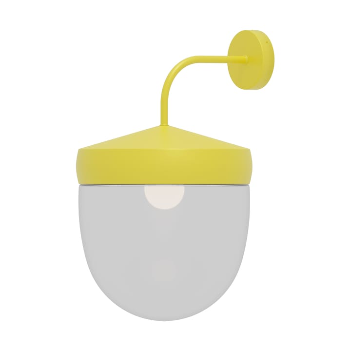 Pan wall lamp clear 30 cm - Yellow - Noon