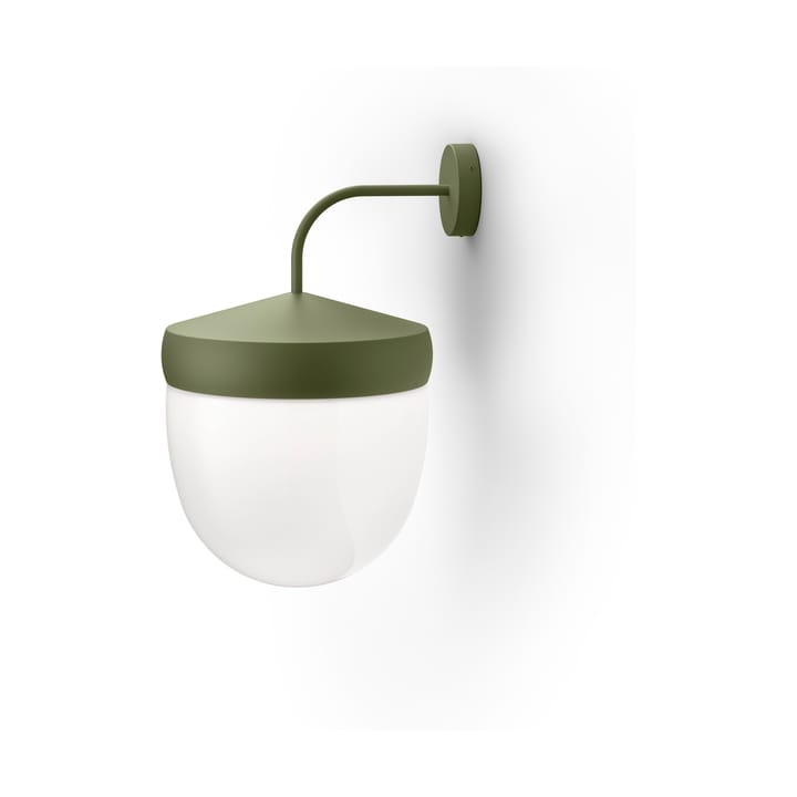 Pan wall lamp frosted 30 cm - Military green - Noon