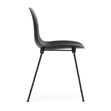 Form Chair stackable chair black legs 2-pack, Black - undefined - Normann Copenhagen