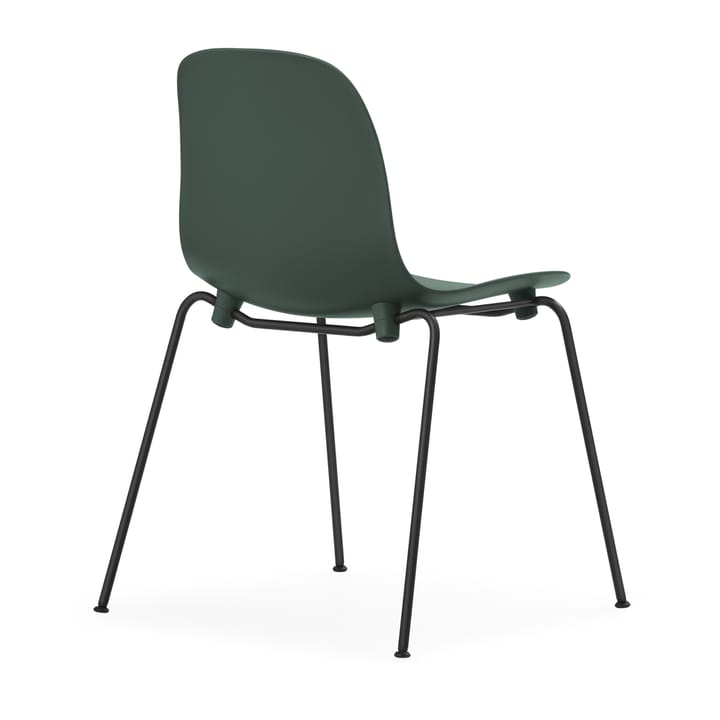 Form Chair stackable chair black legs 2-pack, Green - undefined - Normann Copenhagen
