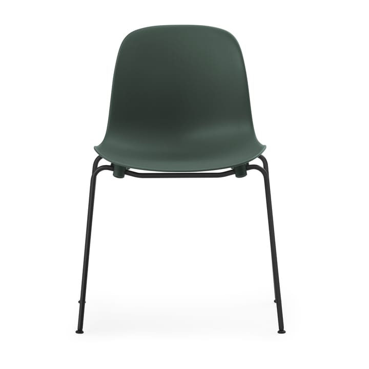 Form Chair stackable chair black legs 2-pack, Green - undefined - Normann Copenhagen