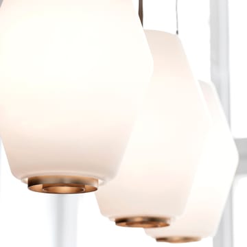 Dahl ceiling lamp - brass-opal glass - Northern