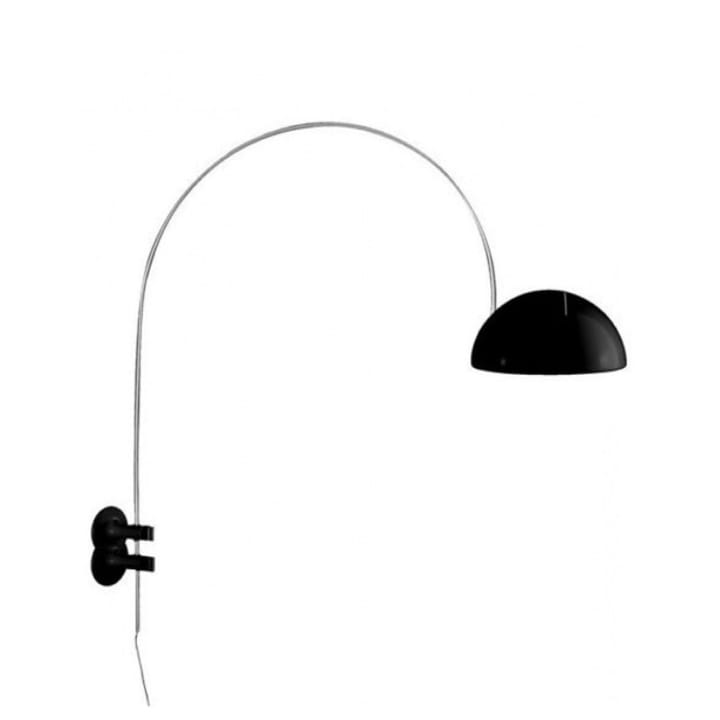 Coupé 1159 wall lamp - Black, chrome stand - Oluce