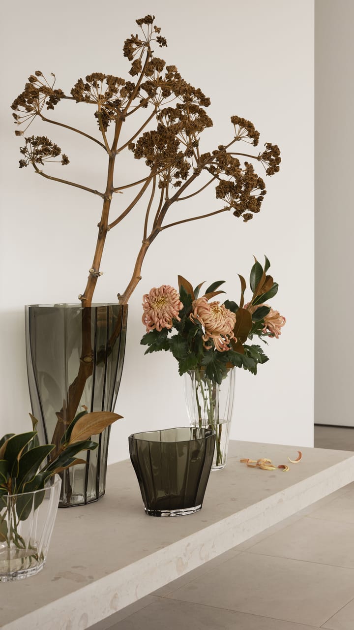 Reed vase 50 cm - Moss green - Orrefors