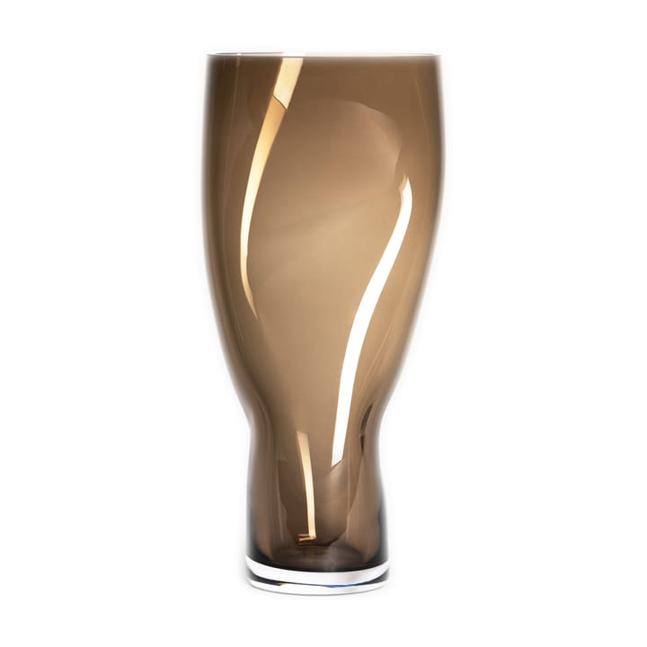 Squeeze vase 34 cm - Brown - Orrefors