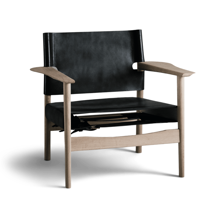 Autumn Chair armchair soap-treated oak frame - Black - OX Denmarq