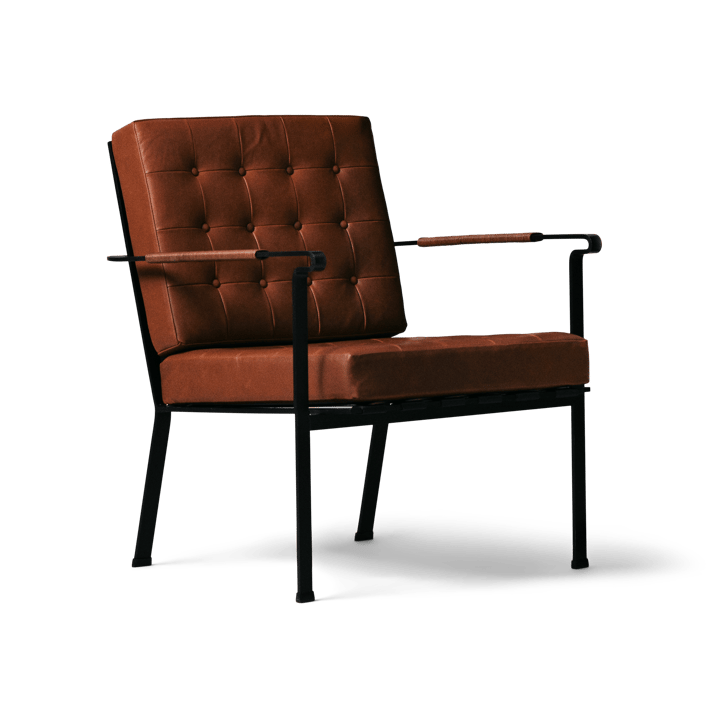 Heather Chair armchair black frame - Cognac - OX Denmarq