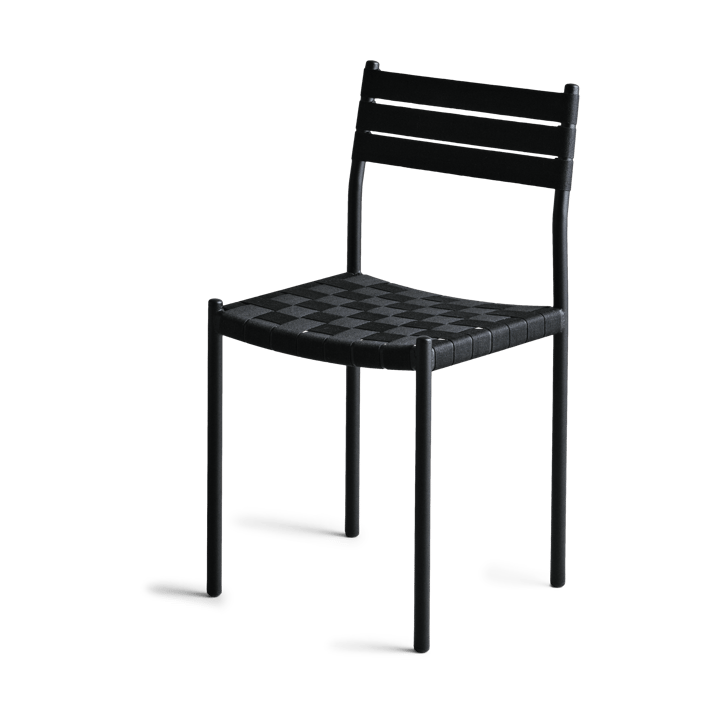 Nettan Chair black frame chair - Black weave - OX Denmarq
