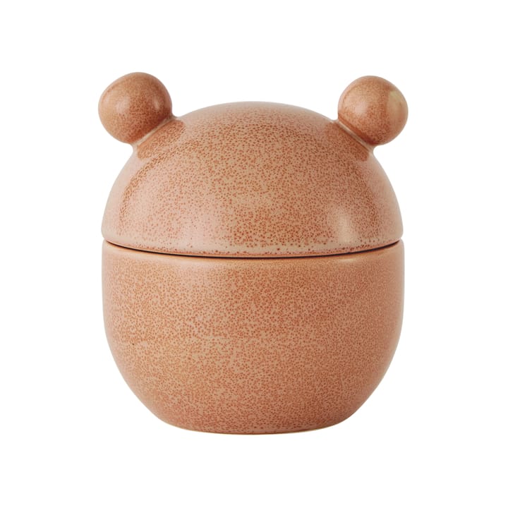 Saga Bonbonniere bowl with lid high Ø9 cm - Camel - OYOY