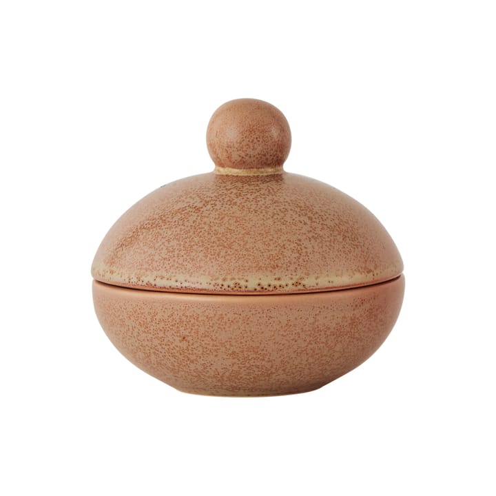 Saga Bonbonniere bowl with lid low Ø8 cm - Camel - OYOY