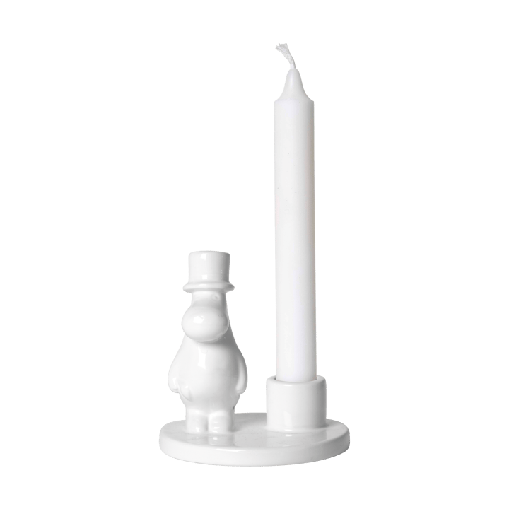 Moomin pappa candle sticks ceramic - White - Pluto Design