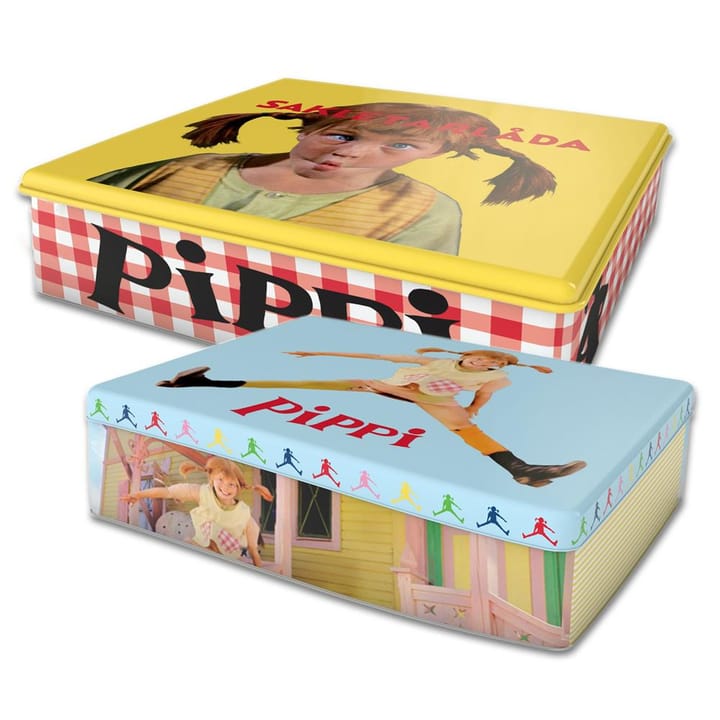 Pippi metal box 2-pack - multi - Pluto Design