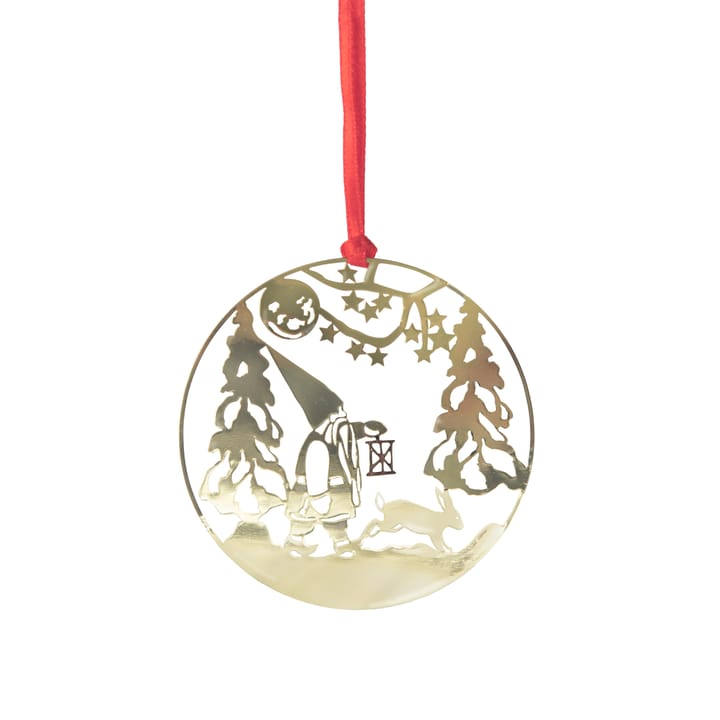 Pluto Christmas decoration in metal - Winterland Gold coloured - Pluto Design