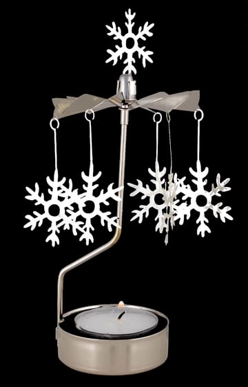 Rotary candleholder Christmas - snowflake - Pluto Design