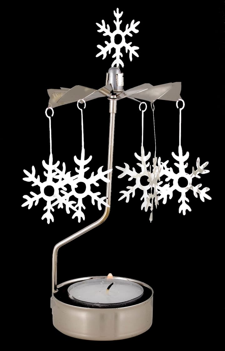 Rotary candleholder Christmas - snowflake - Pluto Design