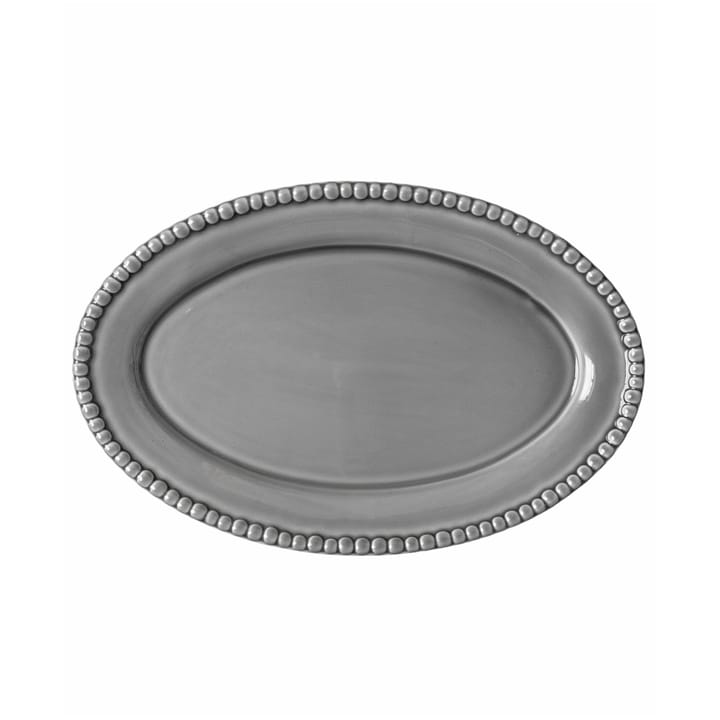 Daria serving plate 35 cm - soft grey - PotteryJo