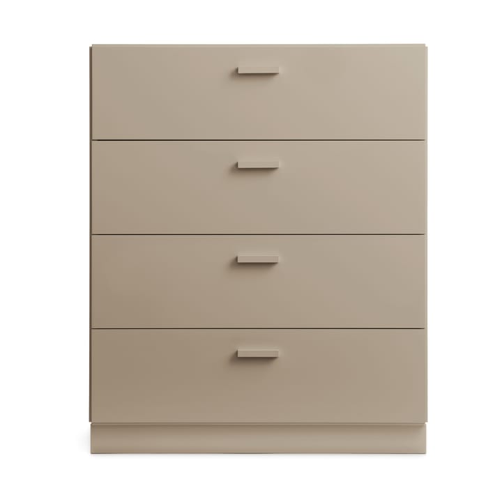 Relief dresser wide with base 82x92.2 cm beige - undefined - Relief