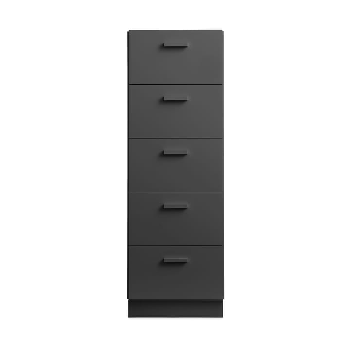 Relief high dresser with base 41x115 cm grey - undefined - Relief