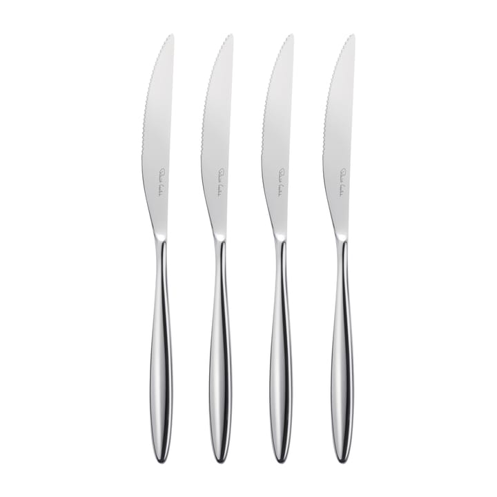 Hidcote Bright grill knife 4-pack - Stainless steel - Robert Welch