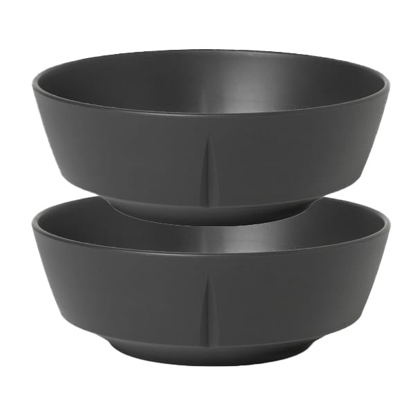 Grand Cru Take bowl Ø15.5 cm 2-pack - grey - Rosendahl