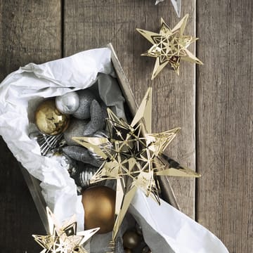 Karen Blixen Christmas tree topper - gold - Rosendahl