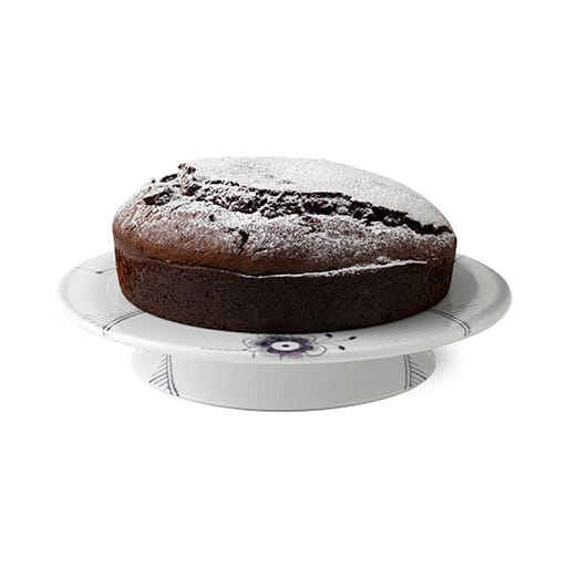 Black Fluted mega cake stand - Ø 32 cm - Royal Copenhagen