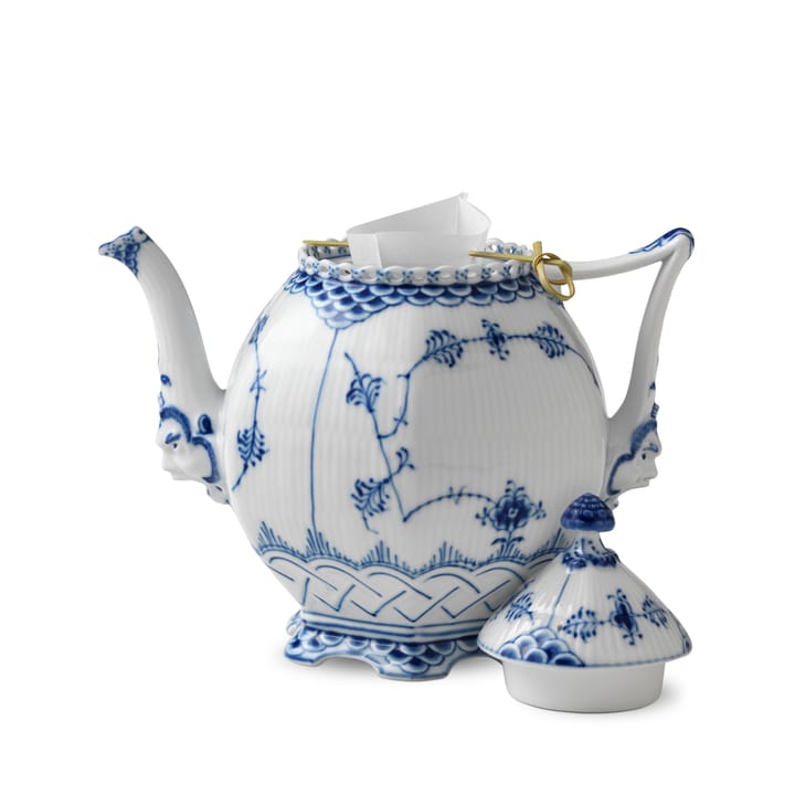 Blue Fluted Full Lace teapot - 1 l - Royal Copenhagen