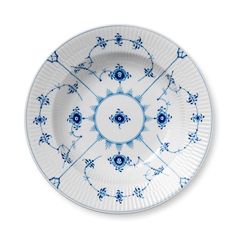 Blue Fluted Plain deep plate - Ø 23 cm - Royal Copenhagen