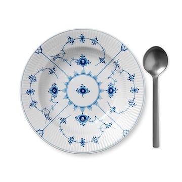 Blue Fluted Plain deep plate - Ø 23 cm - Royal Copenhagen