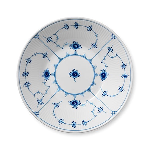 Blue Fluted Plain deep plate - Ø 24 cm - Royal Copenhagen