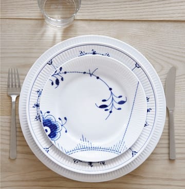 Blue Fluted Plain plate - Ø 25 cm - Royal Copenhagen