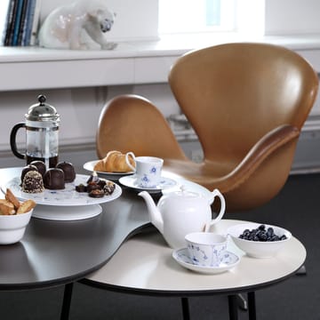 Blue Fluted Plain teacup with saucer - 28 cl - Royal Copenhagen