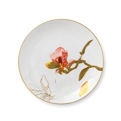 Flora plate Ø 22 cm - magnolia - Royal Copenhagen