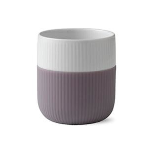 Fluted Contrast mug - heather (pink-purple) - Royal Copenhagen