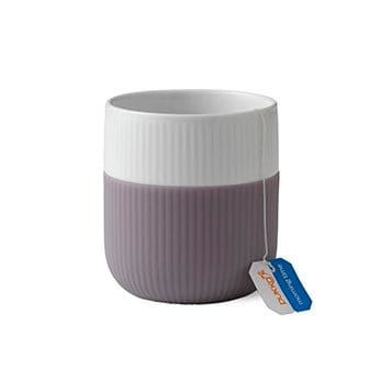 Fluted Contrast mug - heather (pink-purple) - Royal Copenhagen