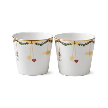 Star Fluted Christmas cups 2-pack - 30 cl - Royal Copenhagen