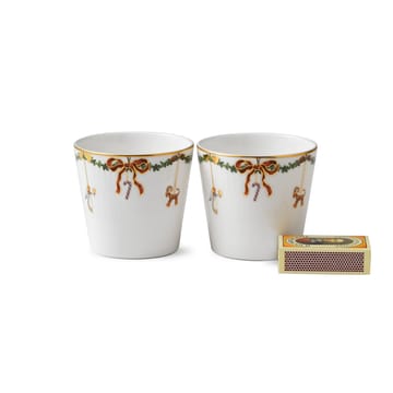 Star Fluted Christmas cups 2-pack - 30 cl - Royal Copenhagen