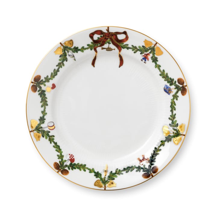 Star Fluted Christmas plate - Ø 22 cm - Royal Copenhagen