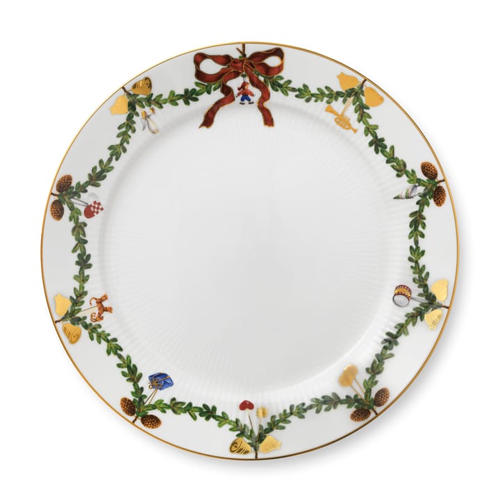 Star Fluted Christmas plate - Ø 27 cm - Royal Copenhagen