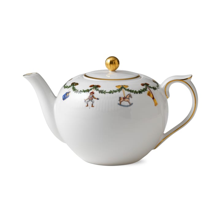 Star Fluted Christmas teapot - 140 cl - Royal Copenhagen