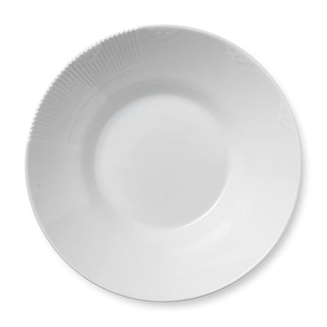 White Elements deep plate - Ø 25 cm - Royal Copenhagen
