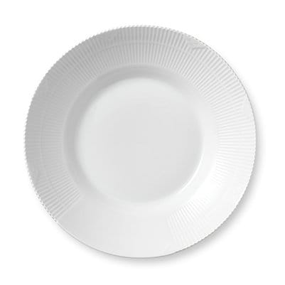 White Elements deep plate - Ø 28 cm - Royal Copenhagen