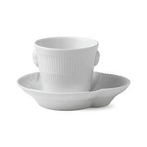 White Elements espresso cup - 10 cl - Royal Copenhagen