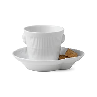 White Elements espresso cup - 10 cl - Royal Copenhagen