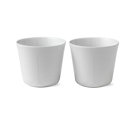 White Elements mug 2-pack - 25 cl - Royal Copenhagen