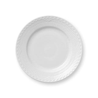 White Fluted Half Lace plate - Ø 17 cm - Royal Copenhagen
