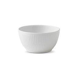 White Fluted sugar bowl - 15 cl - Royal Copenhagen