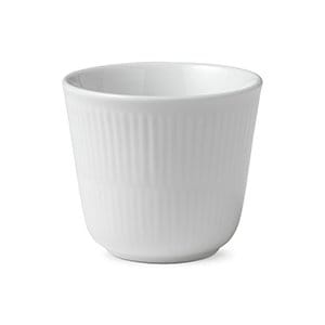 White Fluted thermal mug - 26 cl - Royal Copenhagen